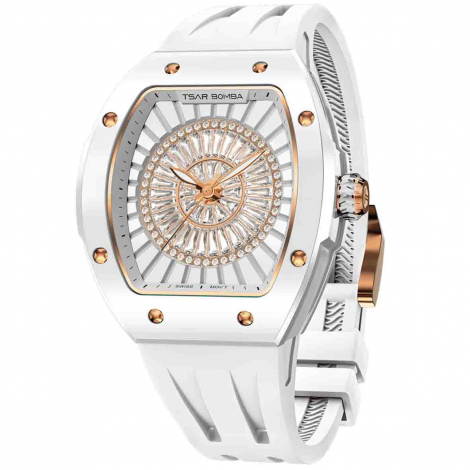 Montre Tsar Bomba - Nucleus Series C�ramique - Blanc & Vert