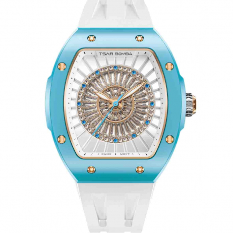 Montre Tsar Bomba - Nucleus Series C�ramique - Bleu - blanc