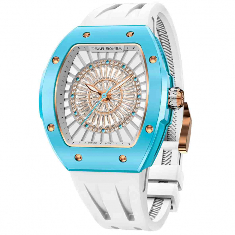 Montre Tsar Bomba - Nucleus Series C�ramique - Bleu - blanc