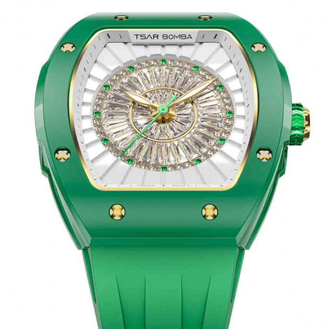 Montre Tsar Bomba - Nucleus Series C�ramique - Vert