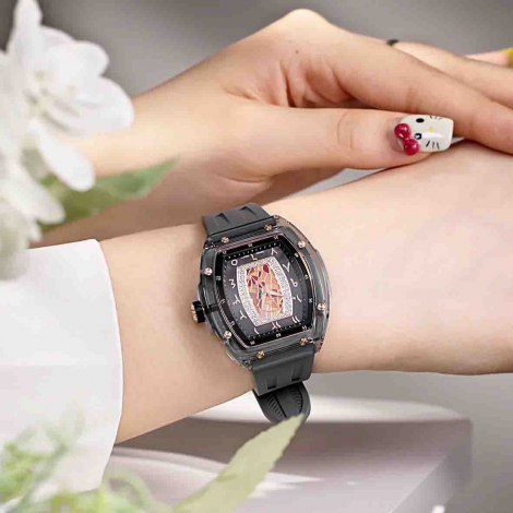 Montre Tsar Bomba - Nucleus Series II - FKM Blanc & Vert Arabe