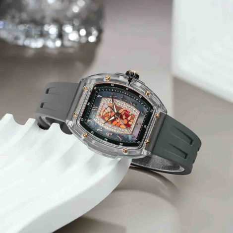 Montre Tsar Bomba - Nucleus Series II - FKM Gris Arabe