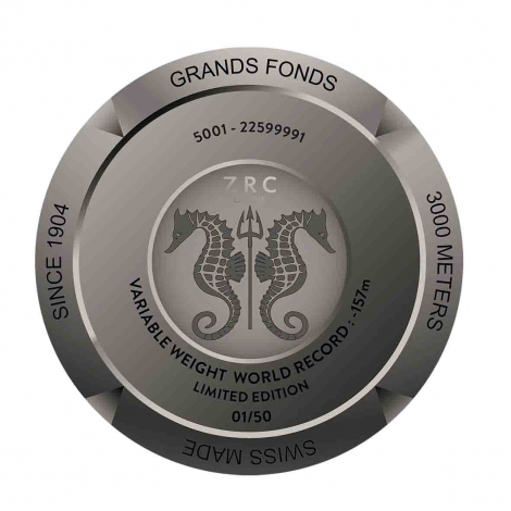 Montre ZRC Grands Fonds Titane - record du monde