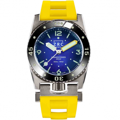 Montre ZRC Grands Fonds Titane - Rubber � combiner
