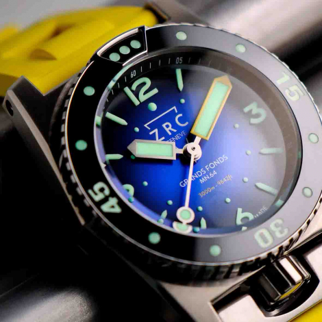 Montre ZRC Grands Fonds Titane - Rubber