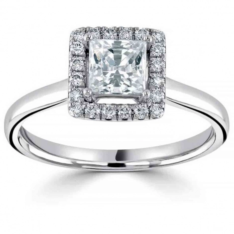 Monture bague de Fianailles Accompagne princesse
