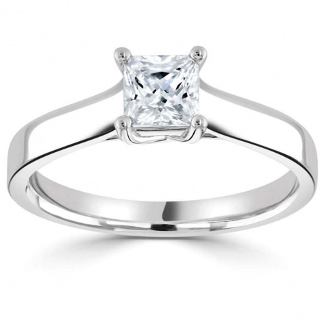 Monture bague de fianailles Princesse