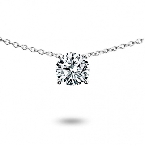 Monture Collier diamant solitaire 