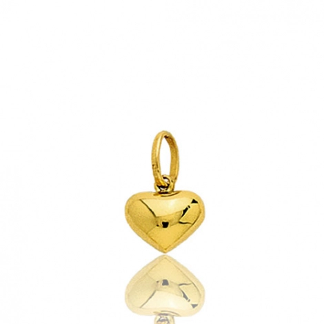 Pendentif cur or jaune
