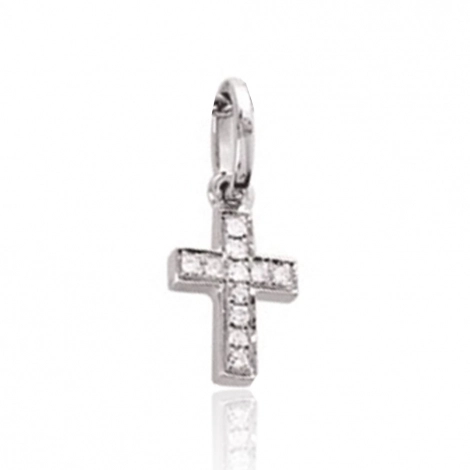 Pendentif Croix en or et diamant