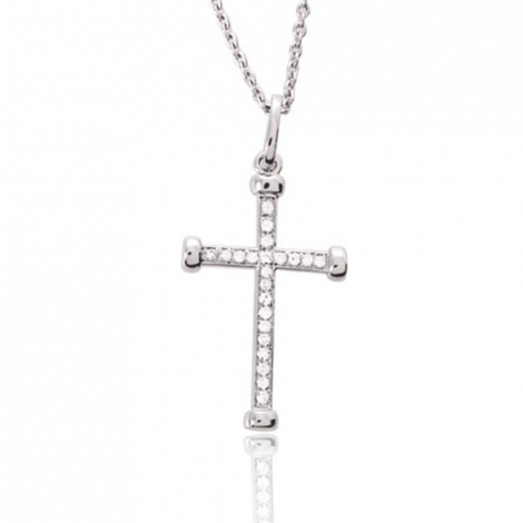 Pendentif Croix en or et diamant