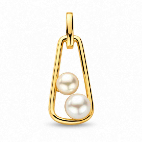 Pendentif Or et Perle blanche à combiner