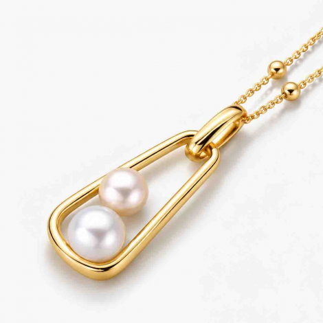 Pendentif Or et Perle blanche