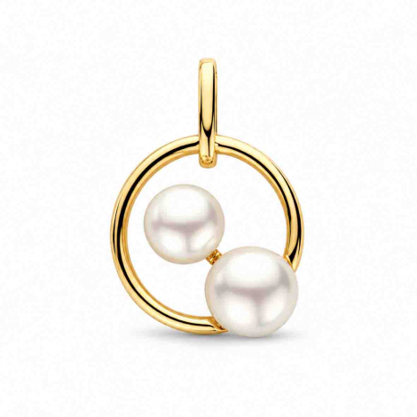 Pendentif Or et Perle blanche à combiner