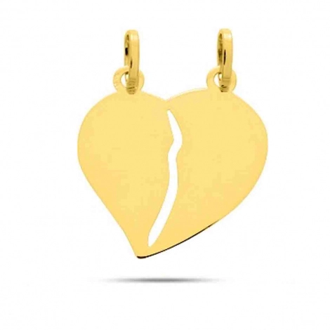 Pendentif or jaune cur