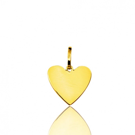 Pendentif or jaune Coeur 