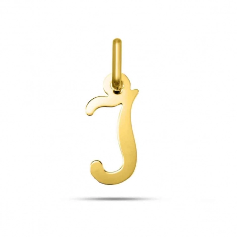 Pendentif or Jaune Initiale I
