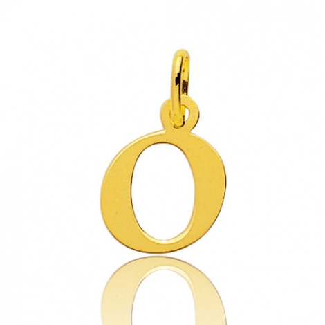 Pendentif or Jaune Initiale O