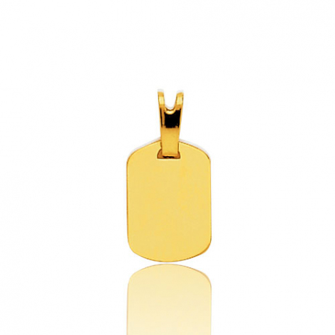 Pendentif or jaune 