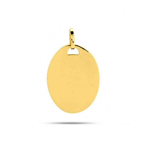 Pendentif Parchemin or jaune