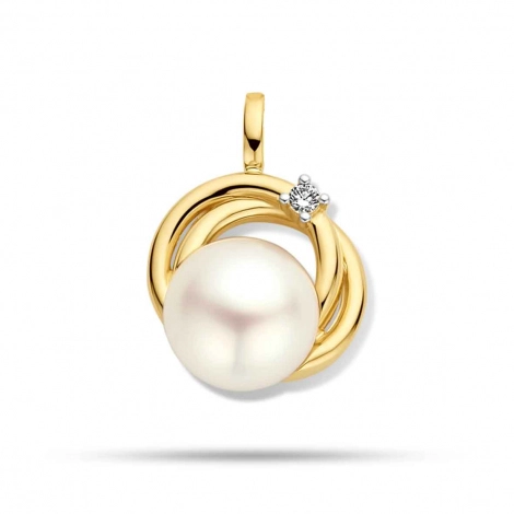 Pendentif Perle et diamant