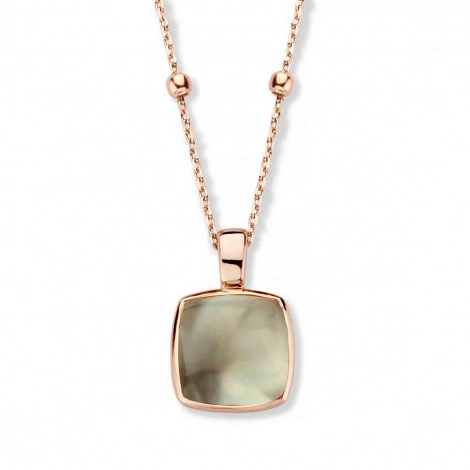 Pendentif Prasiolite sur nacre  - One More