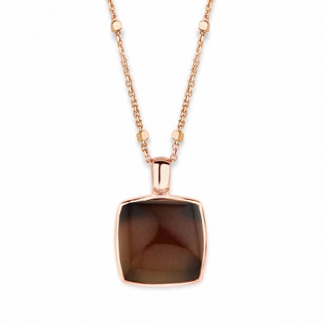 Pendentif Quartz fum sur Nacre One More