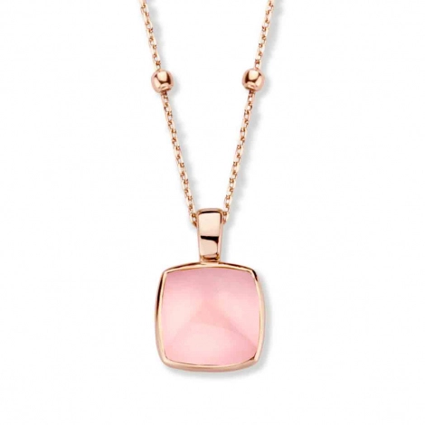 Pendentif Quartz Rose sur Nacre One More
