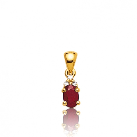 Pendentif rubis