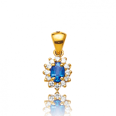 Pendentif saphir