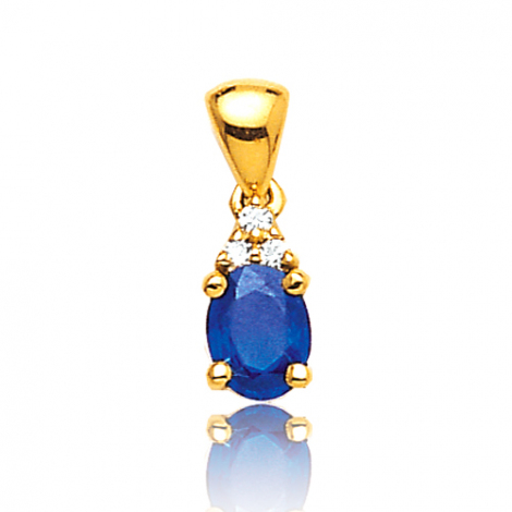 Pendentif saphir