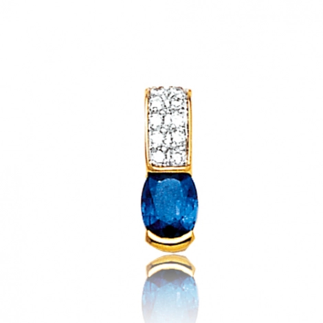 Pendentif saphir