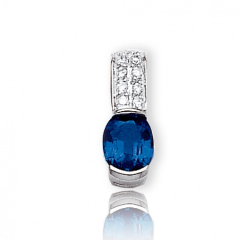 Pendentif saphir