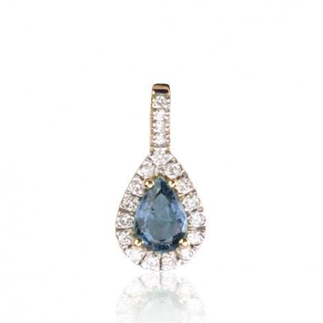 Pendentif saphir