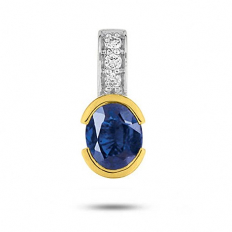 Pendentif Saphir