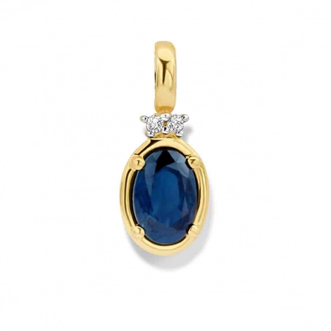 Pendentif Saphir et Diamants
