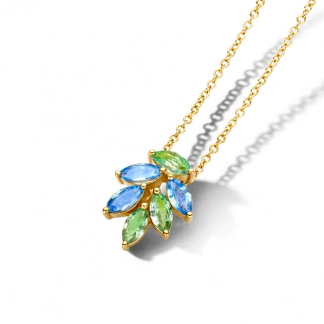 Pendentif Saphir et Diamants