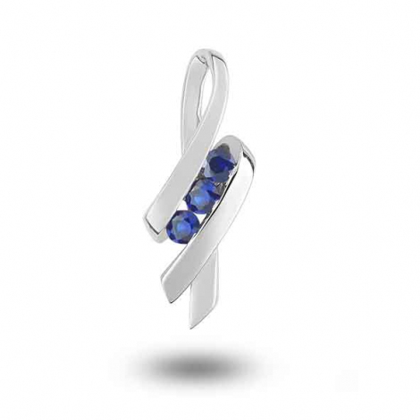 Pendentif Saphir