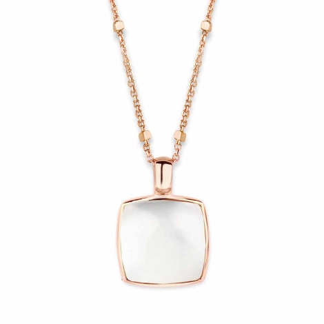 Pendentif Topaze Blanche sur Nacre One More