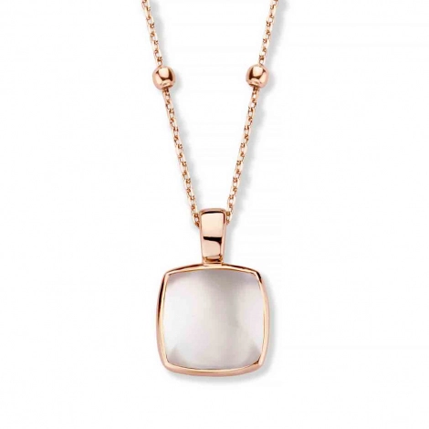Pendentif Topaze Blanche sur Nacre - One More