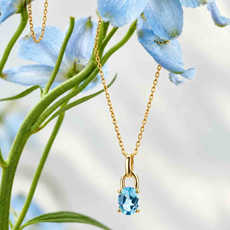 Pendentif Topaze Sky Blue 