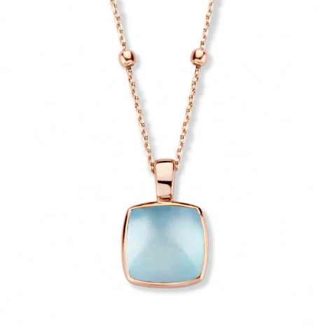 Pendentif Topaze Swiss Blue sur nacre - One More