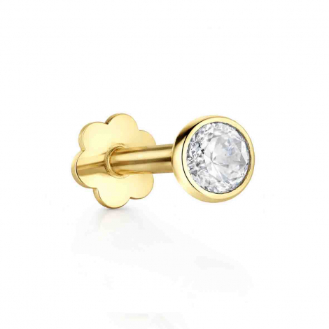 Piercing Labret - Oxyde de Zirconium - � combiner