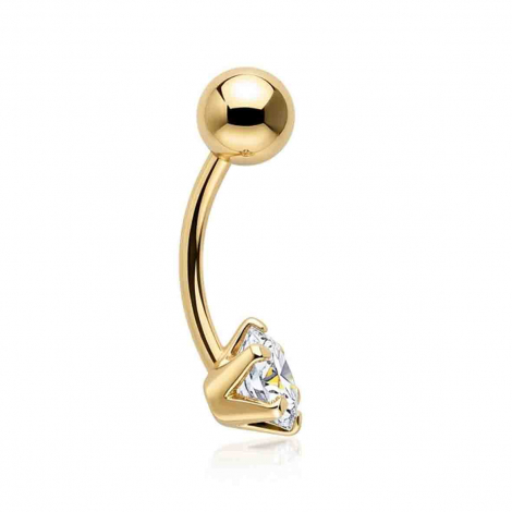 Piercing nombril - Oxyde de Zirconium - 