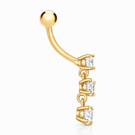 Piercing nombril pendant - Oxyde de Zirconium -