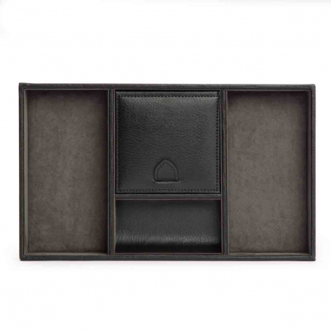 Plateau Rangement Wolf 1834 - Blake Valet Tray - Noir