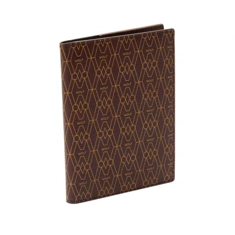 Pochette de passeport Wolf 1834 - Signature - Marron