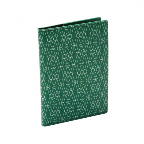 Pochette de passeport Wolf 1834 - Signature - Vert