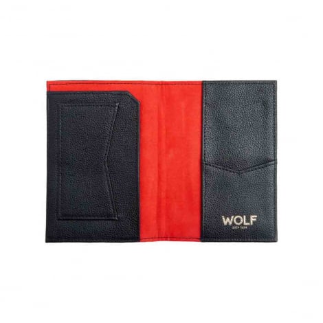 Pochette passeport Wolf 1834 - Mimi - Noir