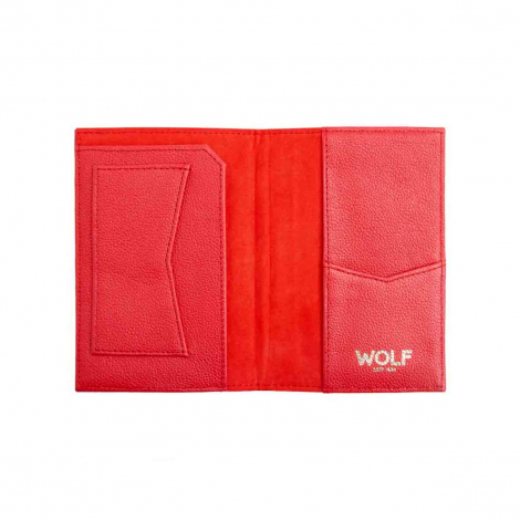 Pochette passeport Wolf 1834 - Mimi - Rouge